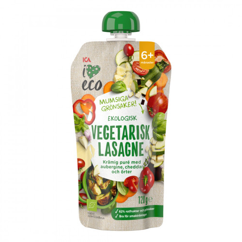 ICA I love eco Vegetarisk lasagne
