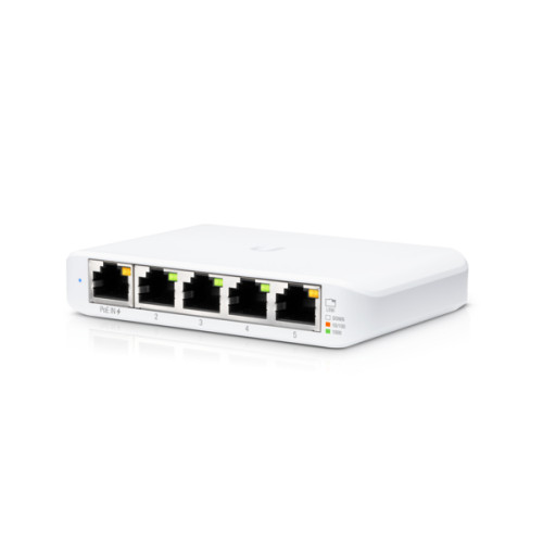 Ubiquiti Ubiquiti Networks UniFi Switch Flex Mini (3-pack) hanterad Gigabit Ethernet (10/100/1000) Strömförsörjning via Ethernet (PoE) stöd Vit