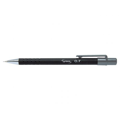 Lyreco Stiftpenna LYRECO grip 0,7mm svart