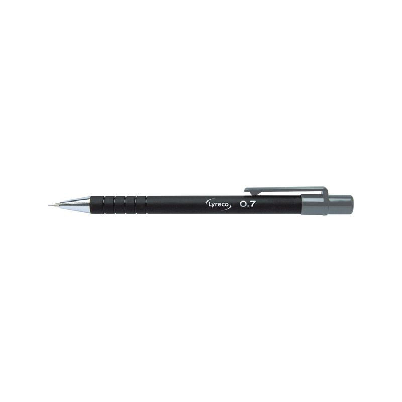 Produktbild för Stiftpenna LYRECO grip 0,7mm svart