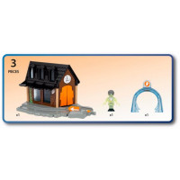 Miniatyr av produktbild för Spooky Train Station delar och tillbehör till skalmodell Bensinstation med verkstad