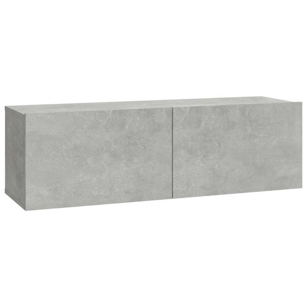 Produktbild för Väggmonterade tv-bänkar 2 st 100x30x30 cm konstruerat trä