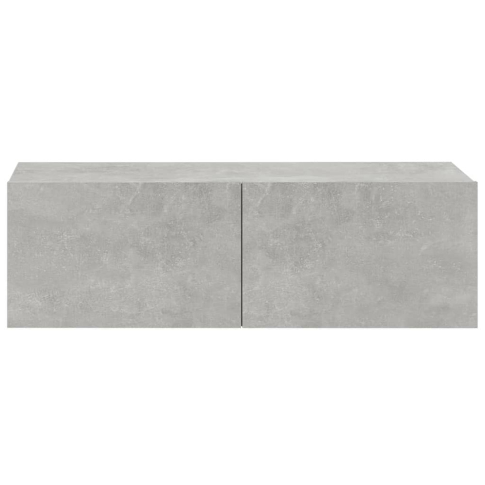 Produktbild för Väggmonterade tv-bänkar 2 st 100x30x30 cm konstruerat trä