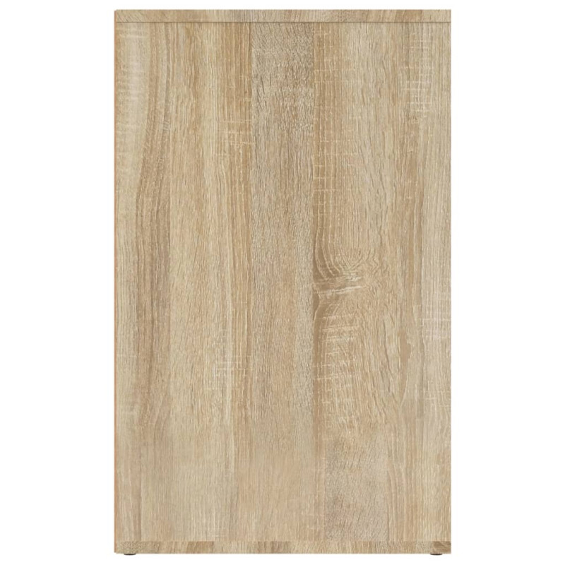 Produktbild för Klädskåp sonoma ek 80x40x65 cm konstruerat trä