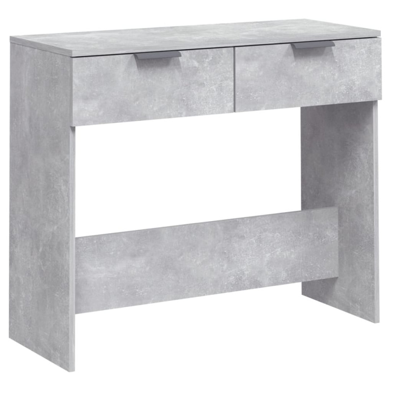 Produktbild för Konsolbord betonggrå 90x36x75 cm konstruerat trä