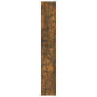 Produktbild för Bokhylla 5 hyllor rökfärgad ek 60x30x189 cm konstruerat trä