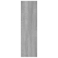 Produktbild för Vägghylla grå sonoma 75x16x55 cm konstruerat trä