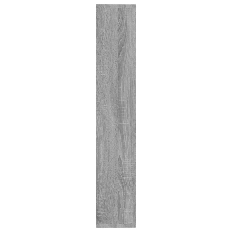 Produktbild för Vägghylla grå sonoma 36x16x90 cm konstruerat trä