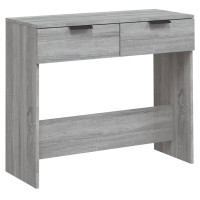 Produktbild för Avlastningsbord grå sonoma 90x36x75 cm konstruerat trä