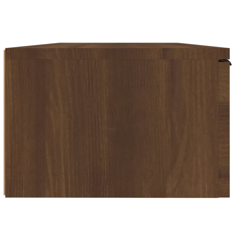 Produktbild för Väggskåp brun ek 68x30x20 cm konstruerat trä