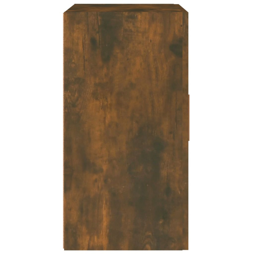 Produktbild för Väggskåp rökfärgad ek 60x30x60 cm konstruerat trä