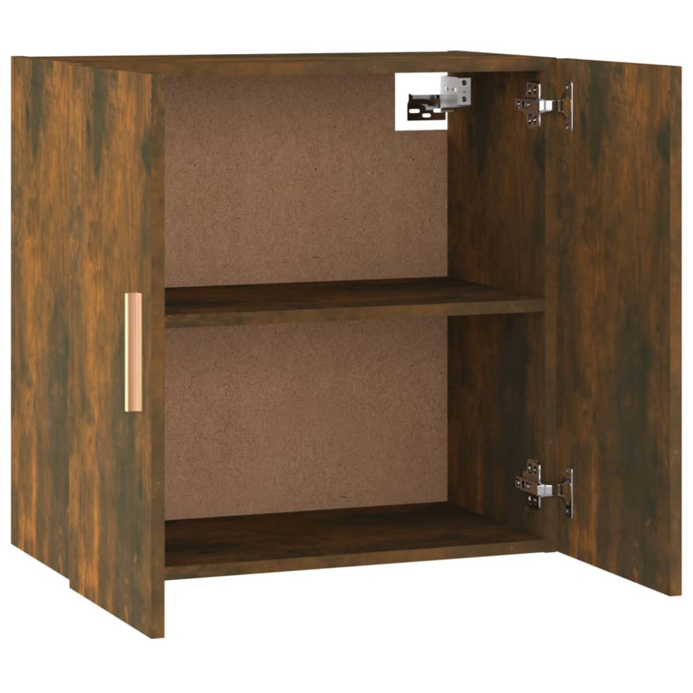 Produktbild för Väggskåp rökfärgad ek 60x30x60 cm konstruerat trä