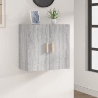 Produktbild för Väggskåp grå sonoma 60x30x60 cm konstruerat trä