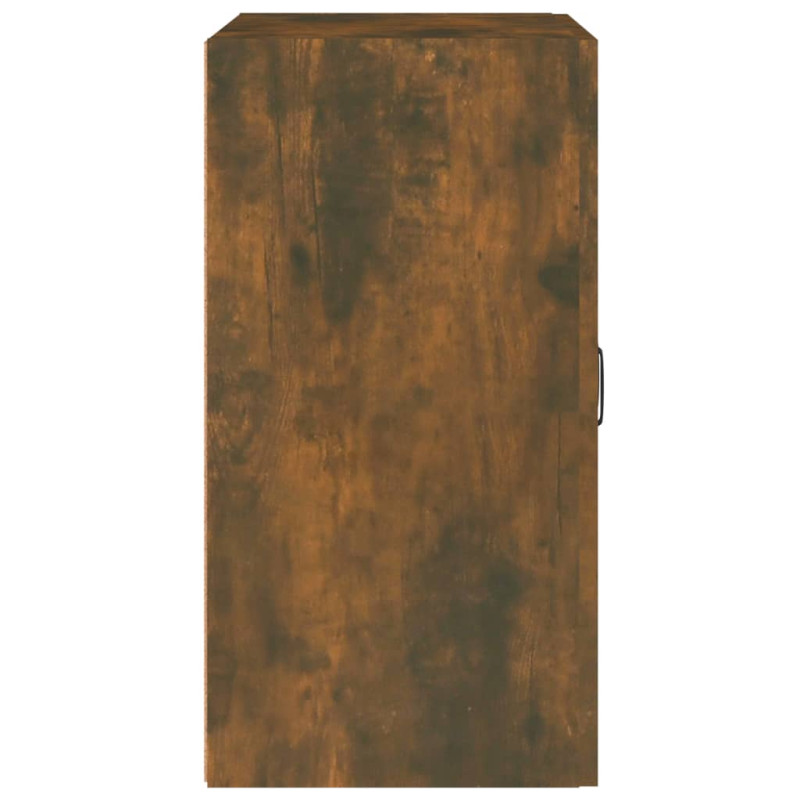 Produktbild för Väggskåp rökfärgad ek 60x31x60 cm konstruerat trä