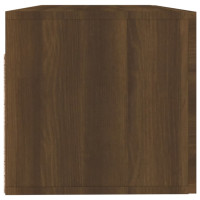 Miniatyr av produktbild för Väggskåp brun ek 100x36,5x35 cm konstruerat trä
