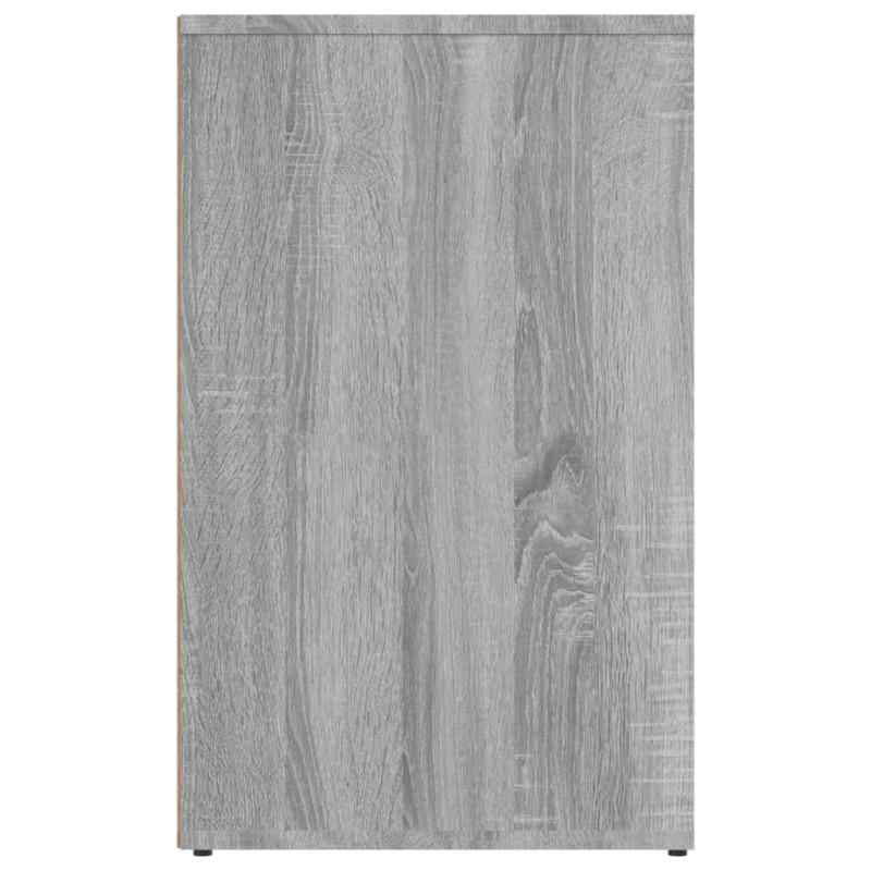 Produktbild för Klädskåp grå sonoma 80x40x65 cm konstruerat trä