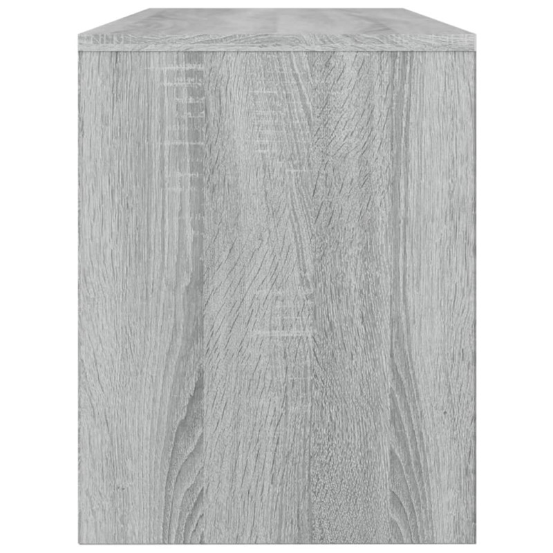 Produktbild för Sminkpall grå sonoma 70x35x45 cm konstruerat trä