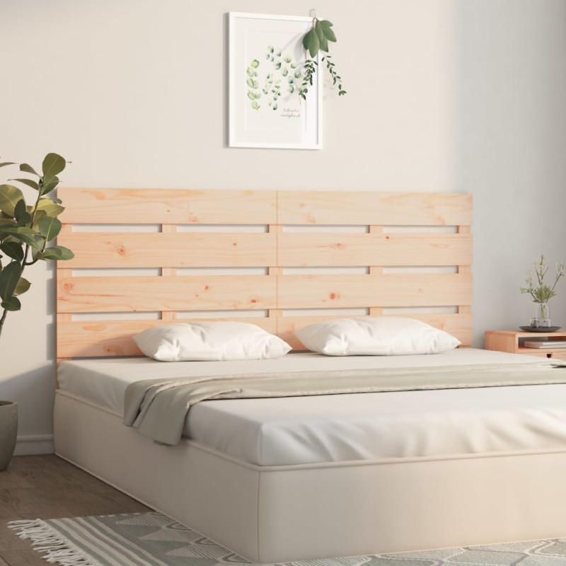 Produktbild för Sänggavel 150x3x80 cm massiv furu