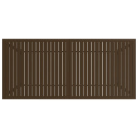 Miniatyr av produktbild för Trädgårdsbord brun 190x80x72 cm stål