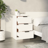 Miniatyr av produktbild för Sängbord 2 st vit 40x36x65 cm