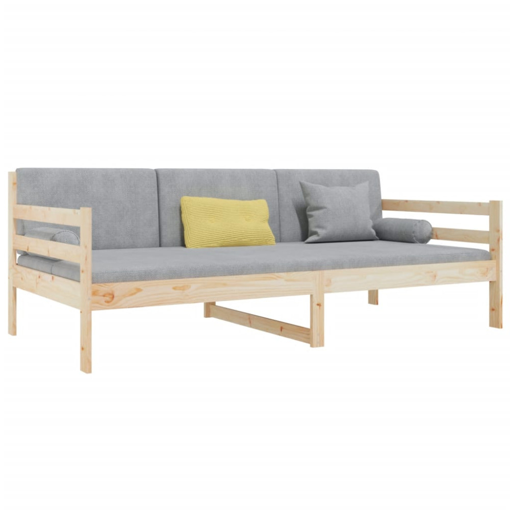 Produktbild för Dagbädd utan madrass 90x190 cm massiv furu