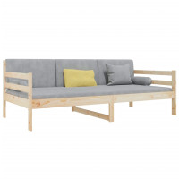 Produktbild för Dagbädd utan madrass 90x190 cm massiv furu