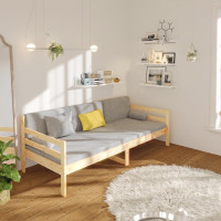 Produktbild för Dagbädd utan madrass 90x190 cm massiv furu