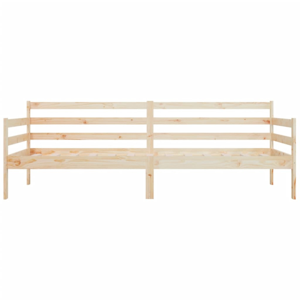 Produktbild för Dagbädd utan madrass 90x190 cm massiv furu