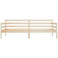 Produktbild för Dagbädd utan madrass 90x190 cm massiv furu