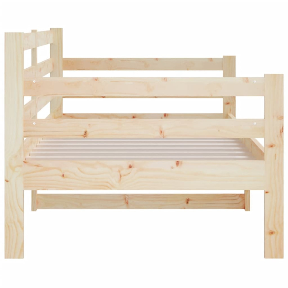 Produktbild för Dagbädd utan madrass 90x190 cm massiv furu