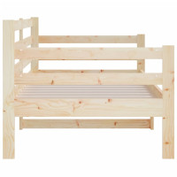 Produktbild för Dagbädd utan madrass 90x190 cm massiv furu