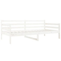 Produktbild för Dagbädd utan madrass vit 90x190 cm massiv furu