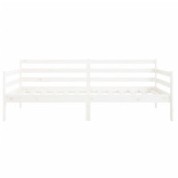 Produktbild för Dagbädd utan madrass vit 90x190 cm massiv furu