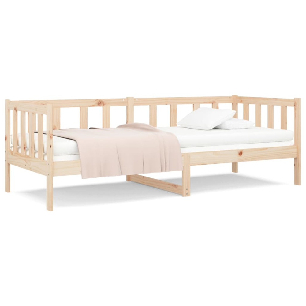 Produktbild för Dagbädd utan madrass 90x190 cm massiv furu
