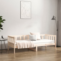 Produktbild för Dagbädd utan madrass 90x190 cm massiv furu