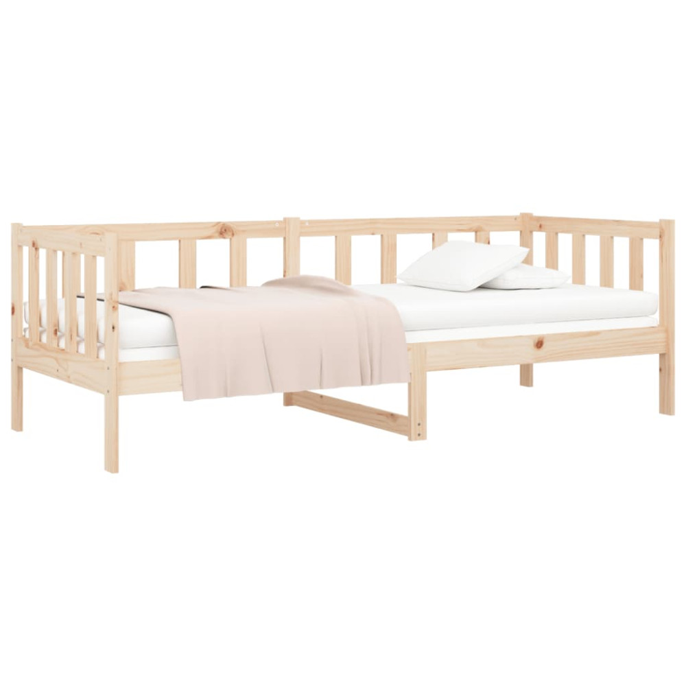 Produktbild för Dagbädd utan madrass 90x190 cm massiv furu