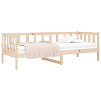 Produktbild för Dagbädd utan madrass 90x190 cm massiv furu