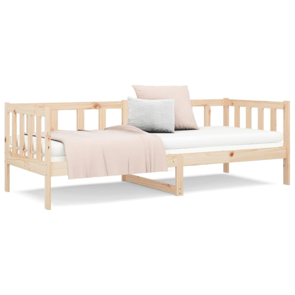 Produktbild för Dagbädd utan madrass 90x190 cm massiv furu