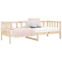 Produktbild för Dagbädd utan madrass 90x190 cm massiv furu