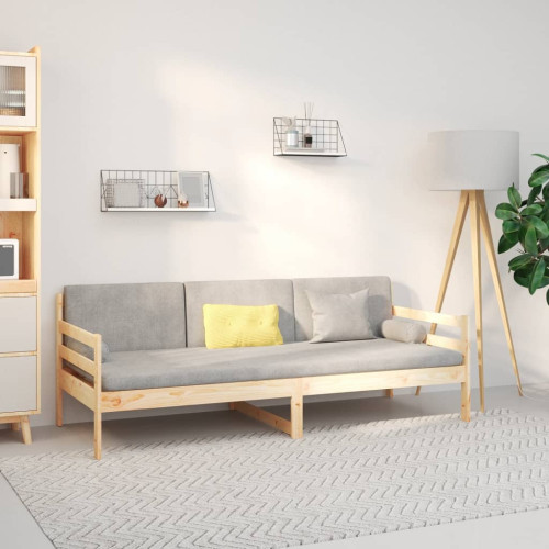 vidaXL Dagbädd utan madrass 80x200 cm massiv furu - Sängar & Sängramar