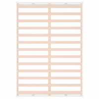 Produktbild för Sängram massivt trä 150x200 cm vit
