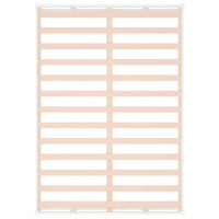 Produktbild för Sängram vit 200x200 cm massivt trä