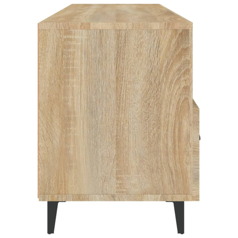 Produktbild för Tv-bänk sonoma-ek 102x35x50 cm konstruerat trä