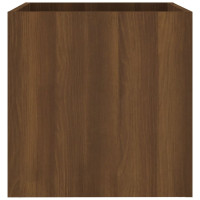 Miniatyr av produktbild för Odlingslåda brun ek 40x40x40 cm konstruerat trä