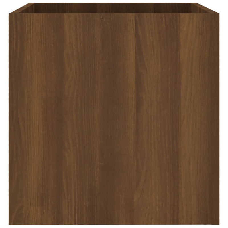 Produktbild för Odlingslåda brun ek 40x40x40 cm konstruerat trä