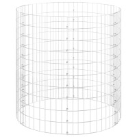 Produktbild för Kompost Ø100x100 cm galvaniserat stål
