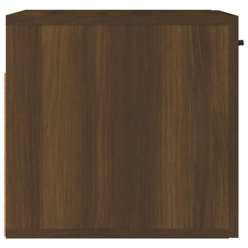 Produktbild för TV-bänk brun ek 80x35x36,5 cm konstruerat trä