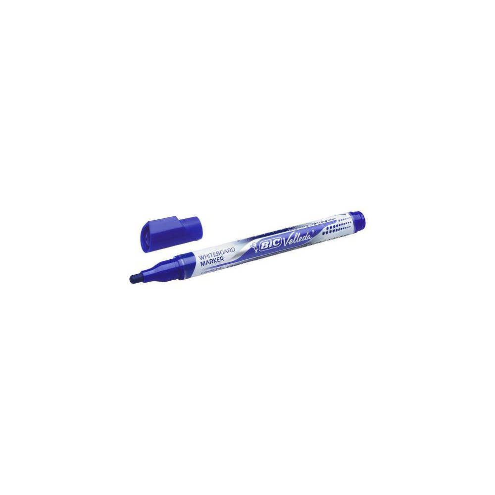 Produktbild för Whiteboardpenna BIC Velleda liq B12 blå