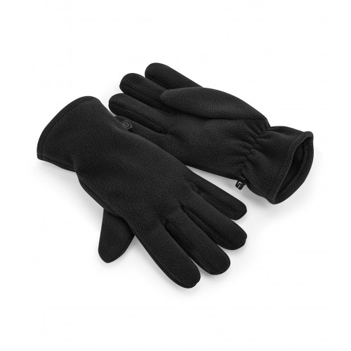 Beechfield Recycled Fleece Gloves Black