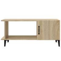 Produktbild för Soffbord sonoma-ek 90x50x40 cm konstruerat trä